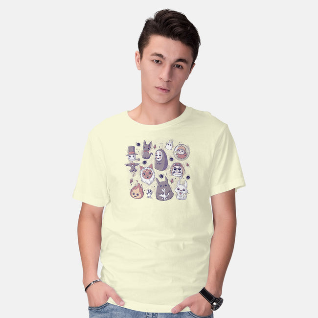 Ghibli Love-mens basic tee-xMorfina