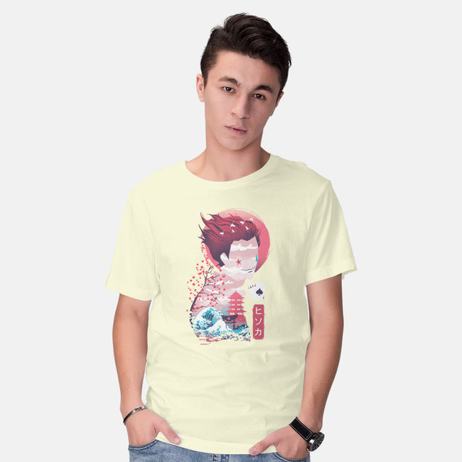 Ukiyo-E Hunter-mens basic tee-dandingeroz