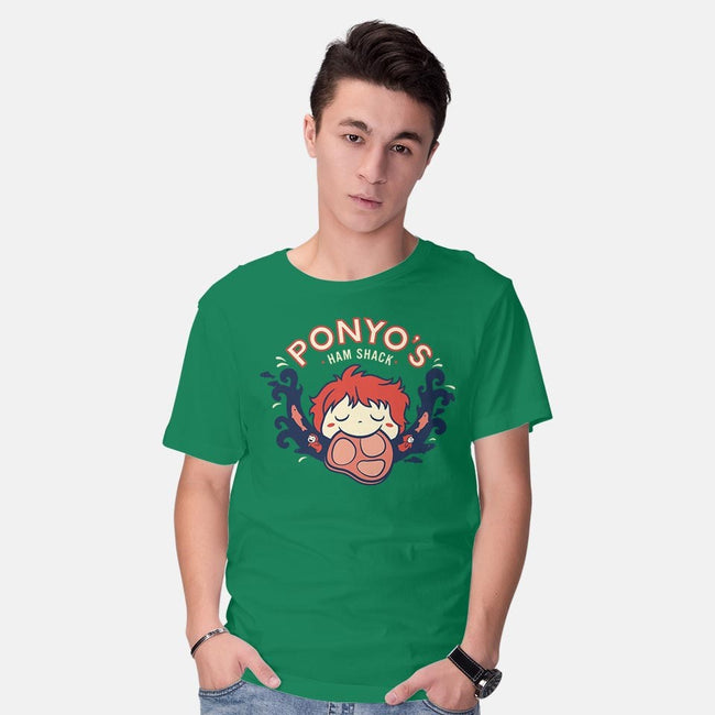 Ponyo's Ham Shack-mens basic tee-aflagg