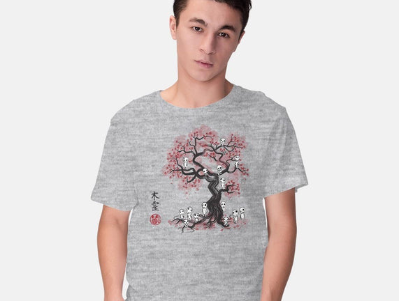 Forest Spirits Sumi-e