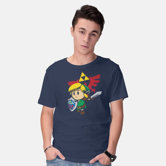 Hylian Hero-mens basic tee-DrMonekers