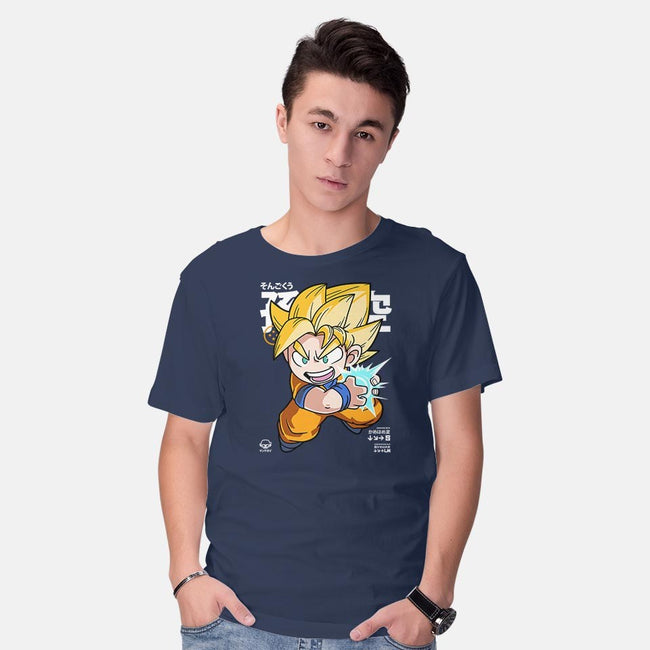 Chibi Kamehameha-mens basic tee-mankeeboi