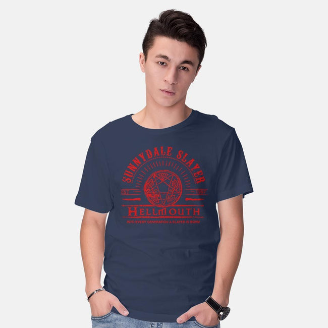 Sunnydale Slayer-mens basic tee-fanfreak1