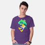 Rainy Season Hero-mens basic tee-Nerdy Mandy