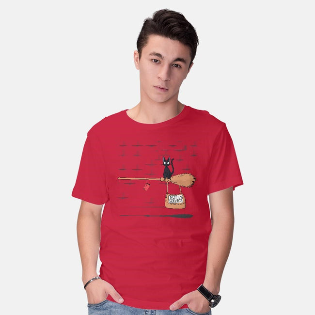 Not In Service-mens basic tee-maped