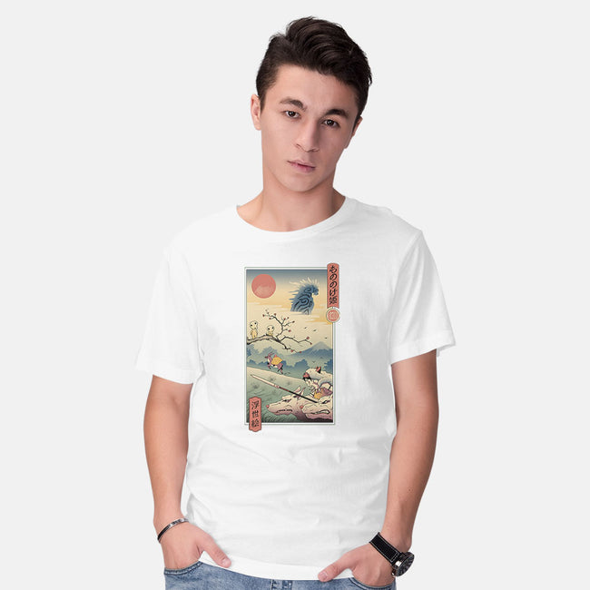 Wolf Princess Ukiyo-E-mens basic tee-vp021