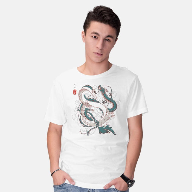 Japanese Dragons-mens basic tee-IKILO
