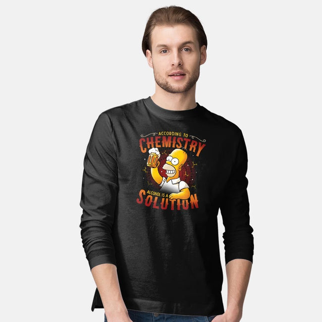 Beer Chemistry-mens long sleeved tee-eduely