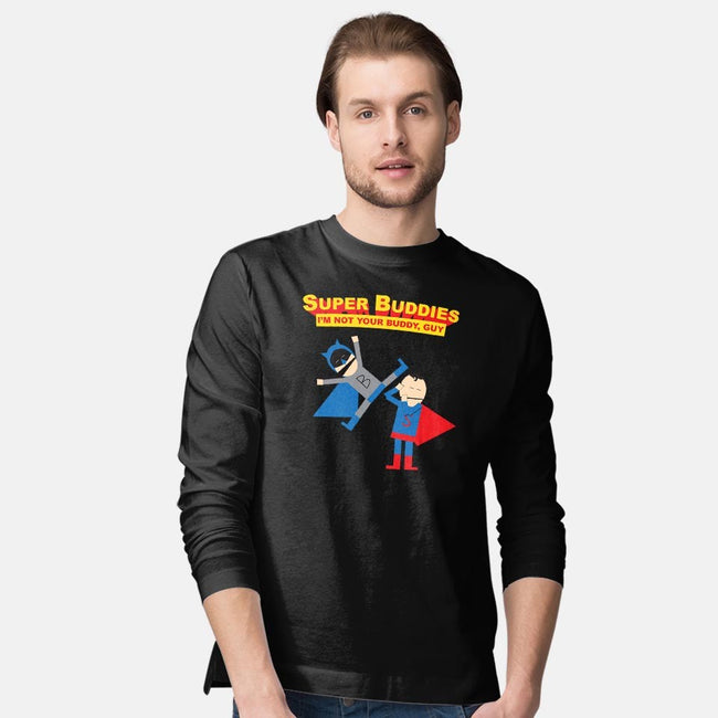 Super Buddies-mens long sleeved tee-zombiemedia