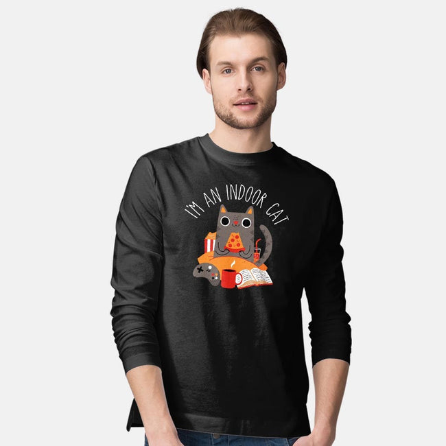 Indoor Cat-mens long sleeved tee-DinomIke