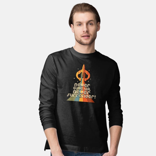 Retro Quest-mens long sleeved tee-DeepFriedArt