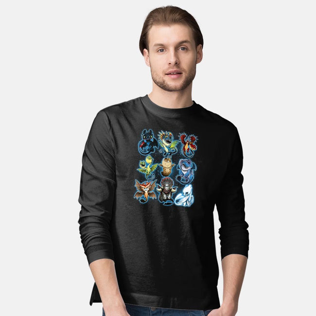 Trained Dragons-mens long sleeved tee-alemaglia