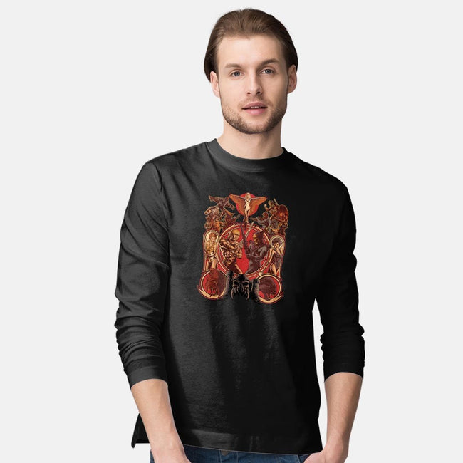 The Battle Of Grayskull-mens long sleeved tee-Moutchy