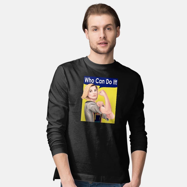Who Can Do It!-mens long sleeved tee-MarianoSan