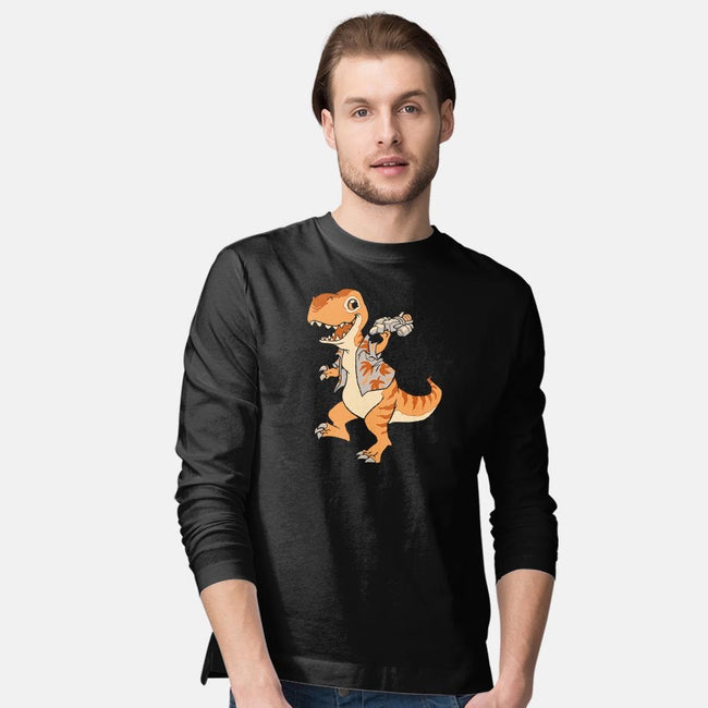 Just Keep Flying-mens long sleeved tee-DoOomcat