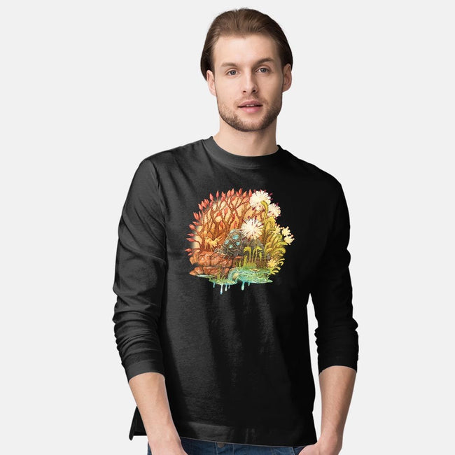 Ohmu and Fox-mens long sleeved tee-storyofthedoor