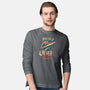 Never Surrender!-mens long sleeved tee-DeepFriedArt