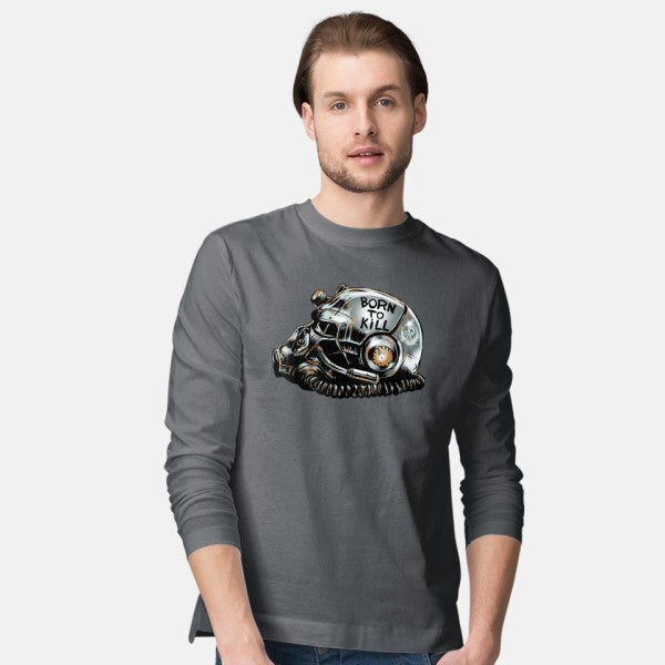 War Face Never Changes-mens long sleeved tee-Fishmas