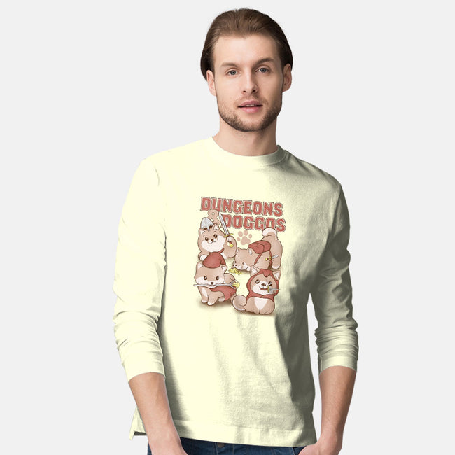 Dungeons and Doggos-mens long sleeved tee-glassstaff