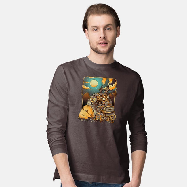 Steampunk Neighbor-mens long sleeved tee-batang 9tees