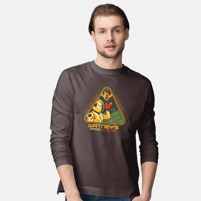 Watney's Space Potatoes-mens long sleeved tee-Glen Brogan