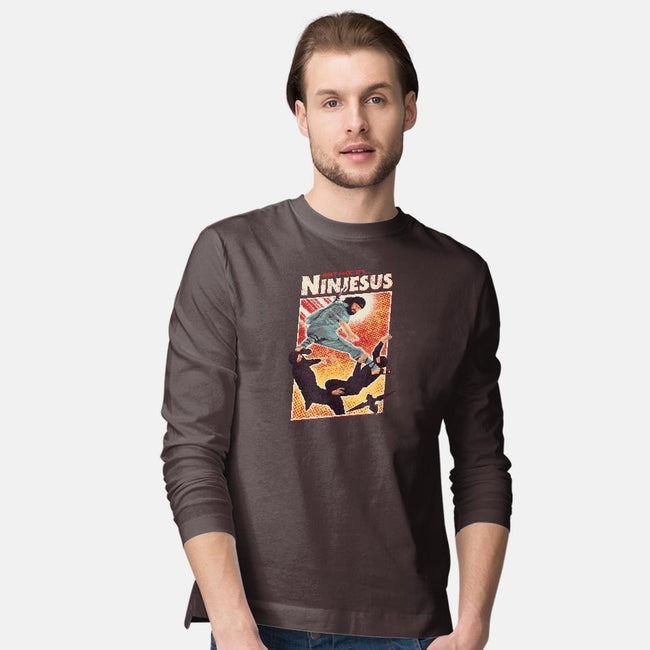 Ninjesus-mens long sleeved tee-Mathiole