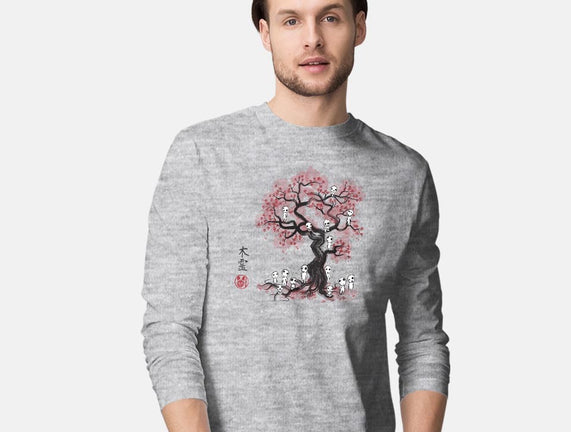 Forest Spirits Sumi-e