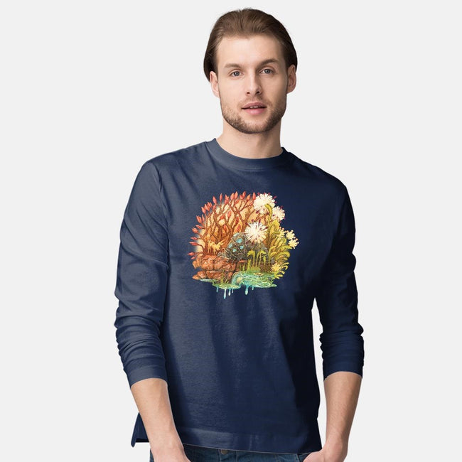 Ohmu and Fox-mens long sleeved tee-storyofthedoor
