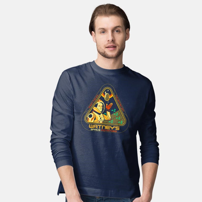 Watney's Space Potatoes-mens long sleeved tee-Glen Brogan