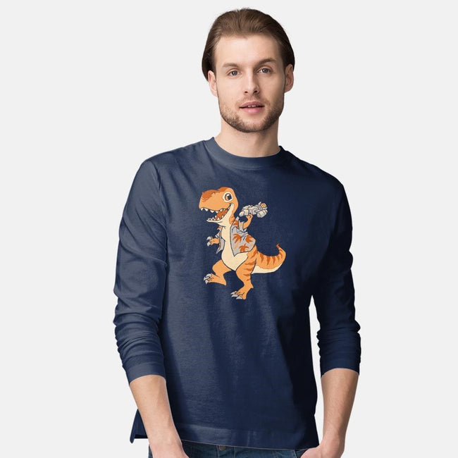 Just Keep Flying-mens long sleeved tee-DoOomcat