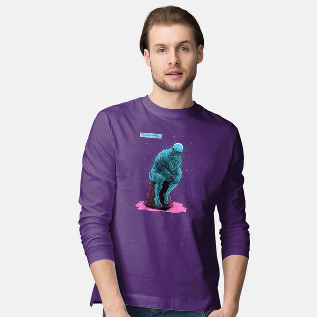 Blue Thinker-mens long sleeved tee-teesgeex