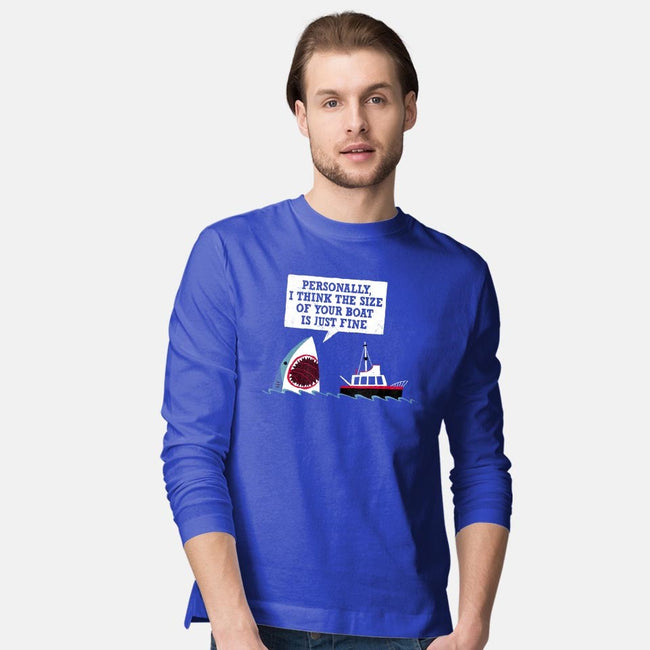 Polite Jaws-mens long sleeved tee-DinoMike