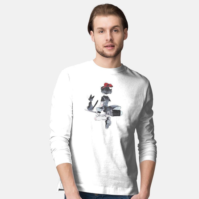 My Favorite Witch-mens long sleeved tee-alliebirdseed