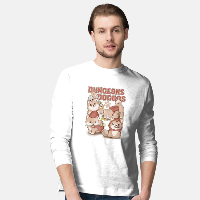 Dungeons and Doggos-mens long sleeved tee-glassstaff