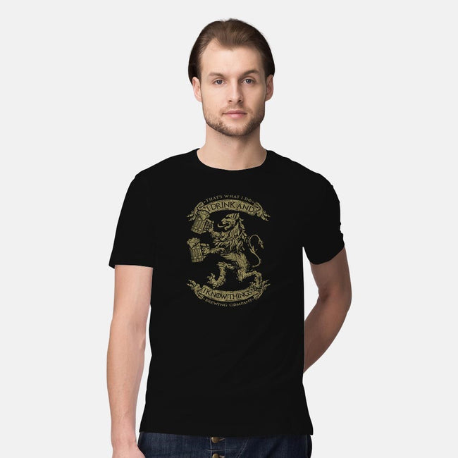 That's What I Do Brewing Co.-mens premium tee-roosterbrand