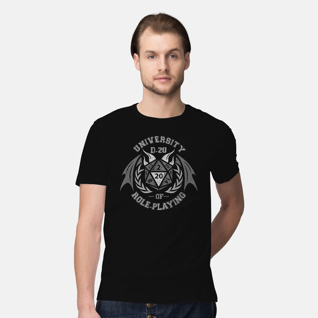 University of Role-Playing-mens premium tee-jrberger