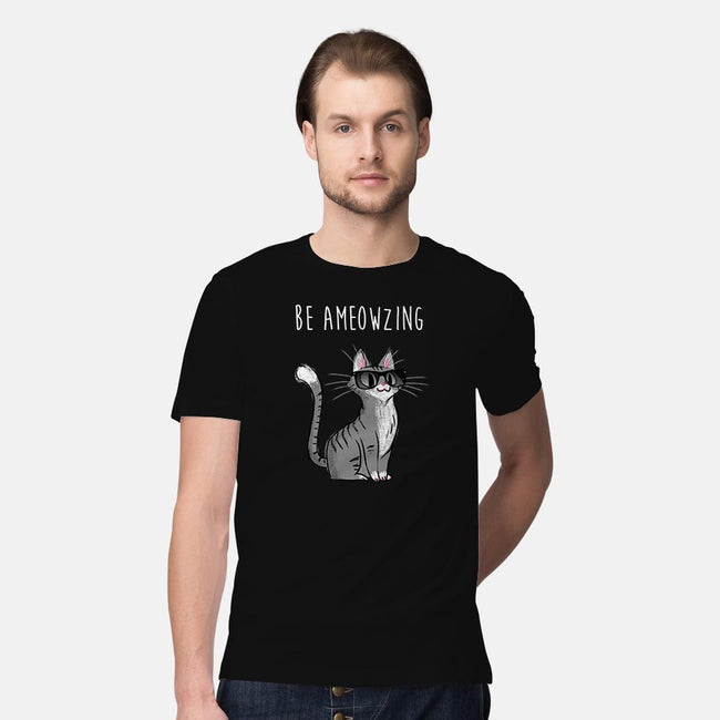 Be Ameowzing-mens premium tee-ursulalopez