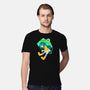 Rainy Season Hero-mens premium tee-Nerdy Mandy