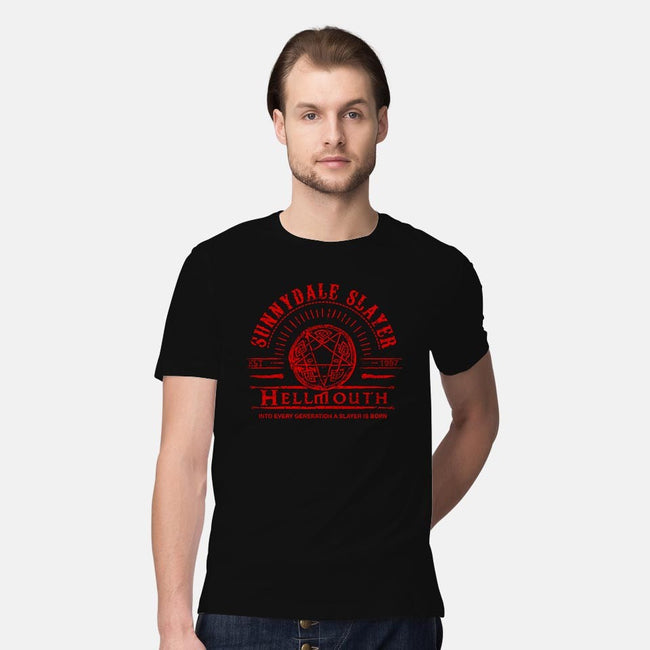 Sunnydale Slayer-mens premium tee-fanfreak1