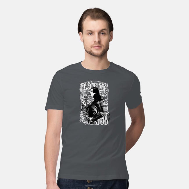 Don't Torture Yourself-mens premium tee-MedusaD