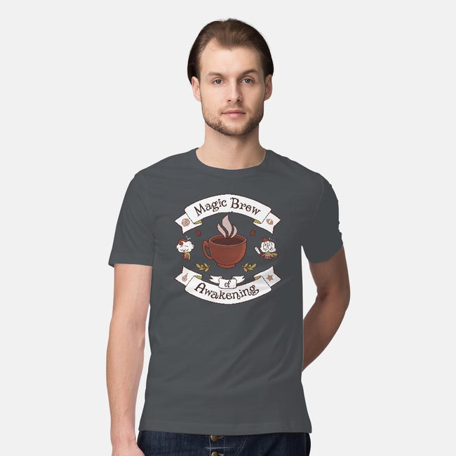 Magic Morning Brew-mens premium tee-queenmob