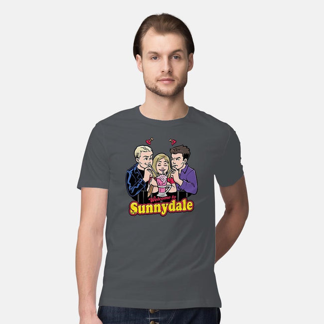 Welcome to Sunnydale-mens premium tee-harebrained
