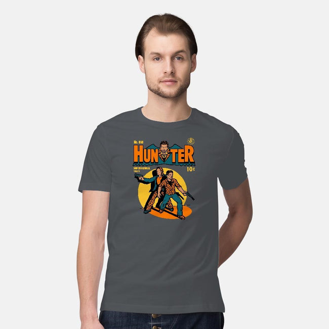 Hunter Comic-mens premium tee-harebrained