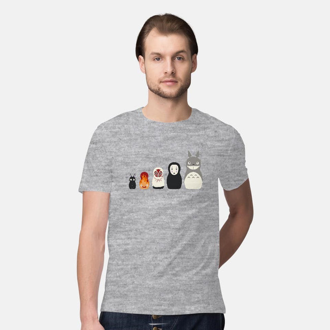 Doll Friends-mens premium tee-ChocolateRaisinFury