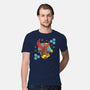 Bird and Bear 64-mens premium tee-Miranda Dressler