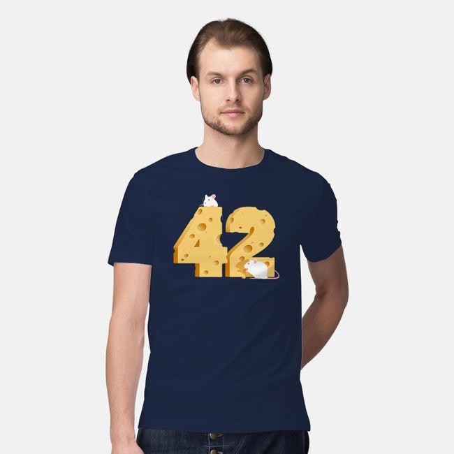 Cheese Is The Answer!-mens premium tee-drbutler