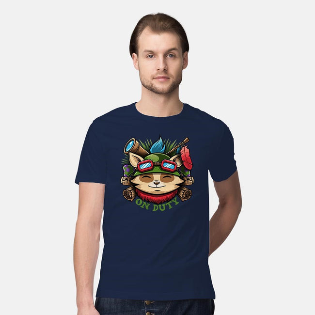 Teemo On Duty-mens premium tee-Bamboota