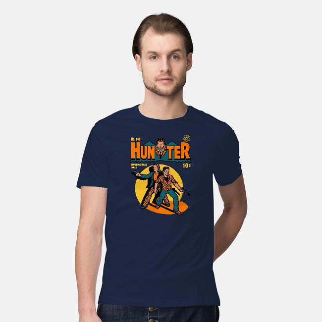 Hunter Comic-mens premium tee-harebrained