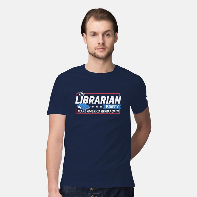 Librarian Party-mens premium tee-BootsBoots