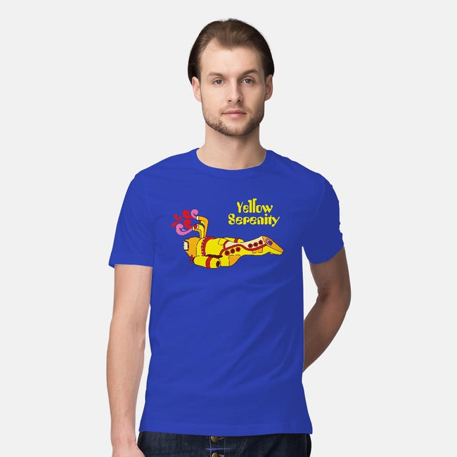 Yellow Serenity-mens premium tee-KentZonestar